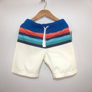 NWT Old Navy Kids Boys Blue Stripe Printed Lined Swim Trunks Size 5T